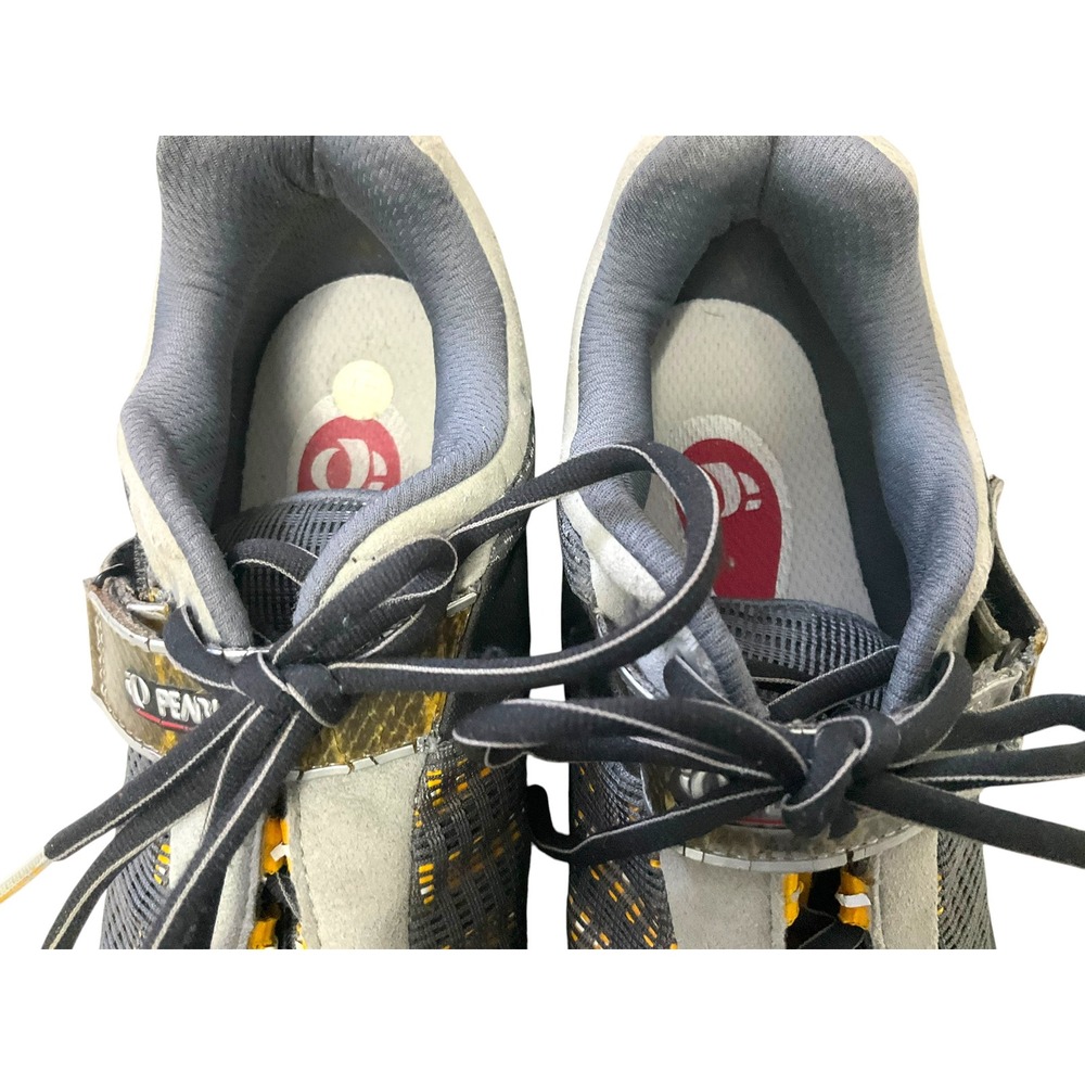 Pearl Izumi Women Mountain Bike Shoes Gray Orange SPD Cycling MTB SZ 41/ US 10 - Picture 3 of 9